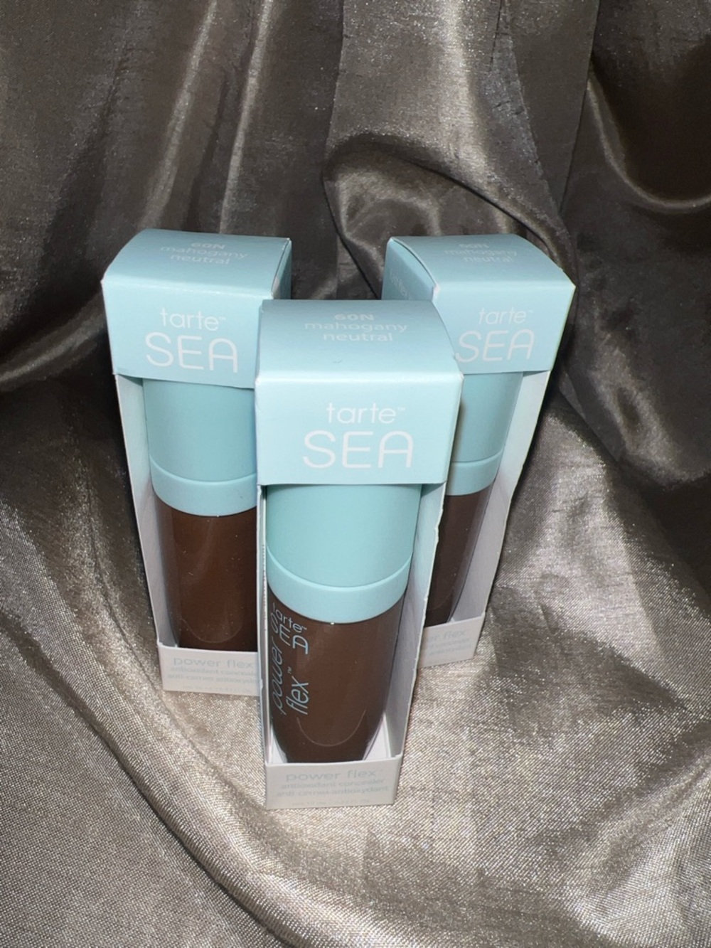Tarte Sea power flex antioxidant concealer 60N mahogany neutral lot x 3